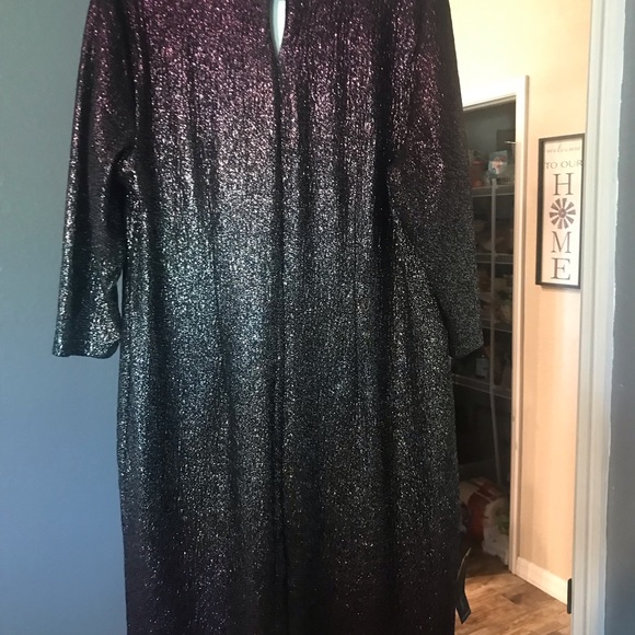 BNWT Metallic dress PERFECT FOR THE HOLIDAYS - Picture 3 of 5